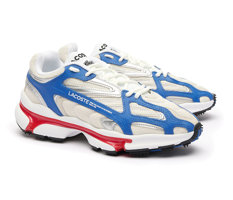Men s Lacoste L003 2K24 124 1 SMA White Red Blue