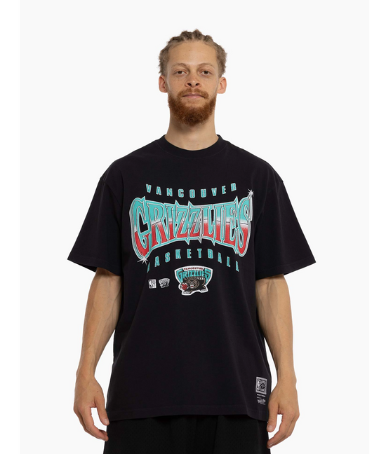 Mitchell & Ness Vancouver Grizzlies Glow Up Tee (Faded Black)