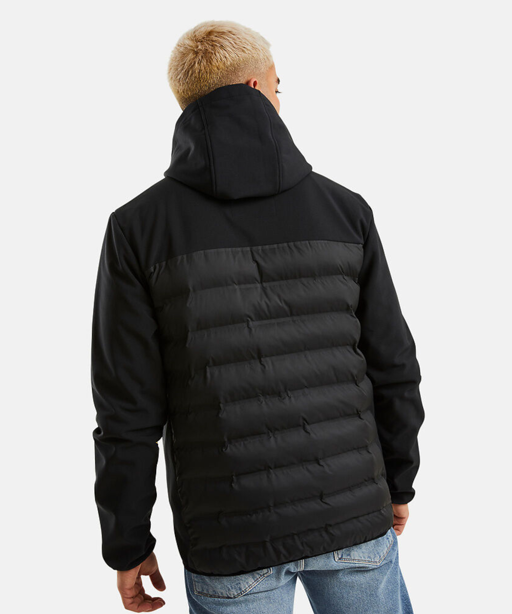 Nautica Competition popped padded jacket in black