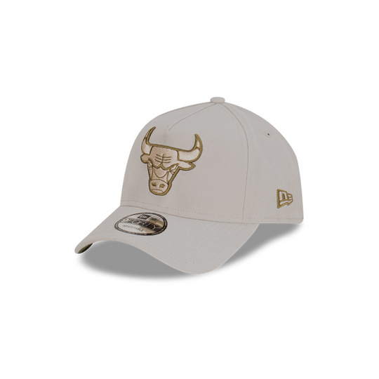 New Era Chicago Bulls 9Forty Snapback (Silver/Khaki)