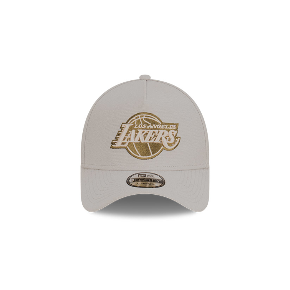 New Era Lakers 9Forty Snapback (Silver/Khaki) - Main Image