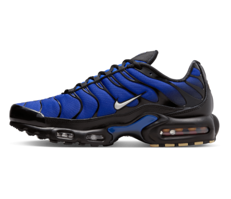 Men s Nike Air Max Plus TN Black Racer Blue ShoeGrab