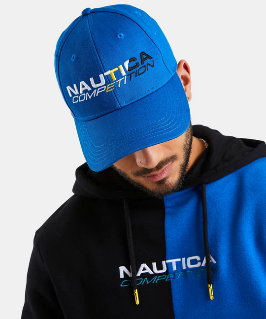Nautica Competition Compass Snapback Cap (Royal Blue)