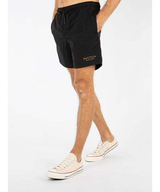 Nautica Sadler 5" Swim Shorts (Black)