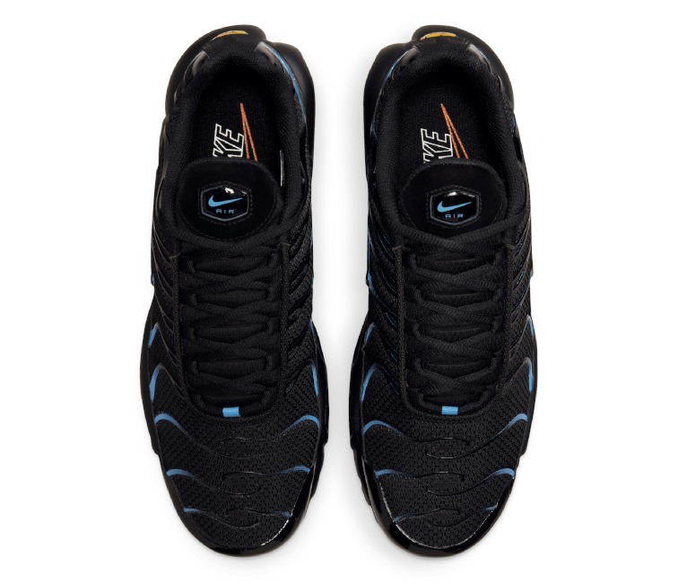 Men s Nike Air Max Plus TN Black University Blue ShoeGrab
