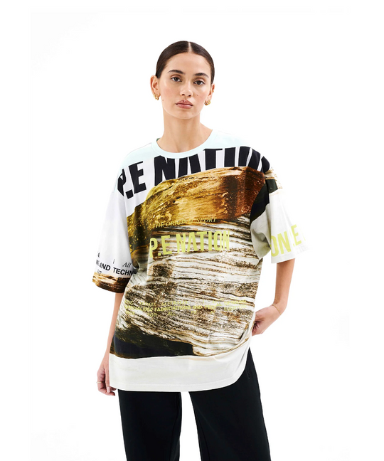 P.E Nation Bermuda Tee (Scene Print)