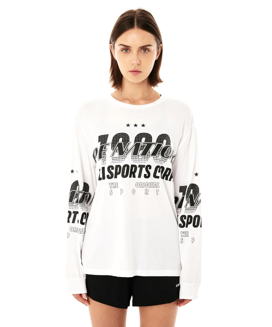 P.E Nation Contender LS Tee (Optic White)