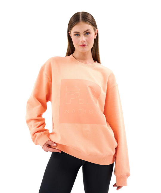 P.E Nation Cut Shot Sweat (Cantaloupe)