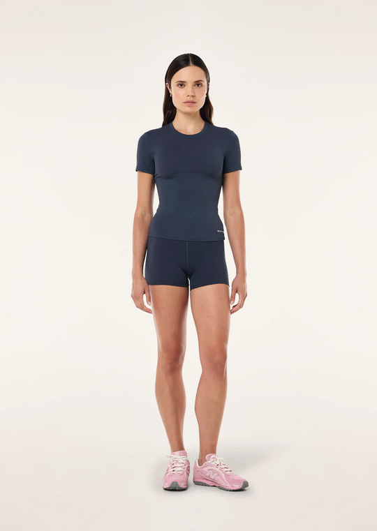 P.E Nation Foundation Tee (Marine blue/ Whisper white)