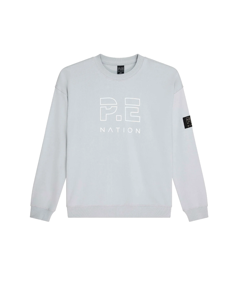 Sweatshirt Pe Nation Heads Up Sweat Pale Blue Clothing Pe Nation