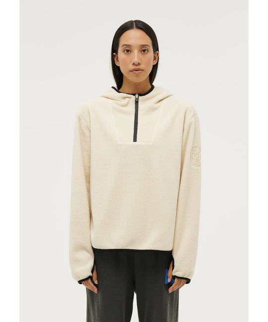 P.E Nation Sherpa Hoodie (Pearled Ivory)