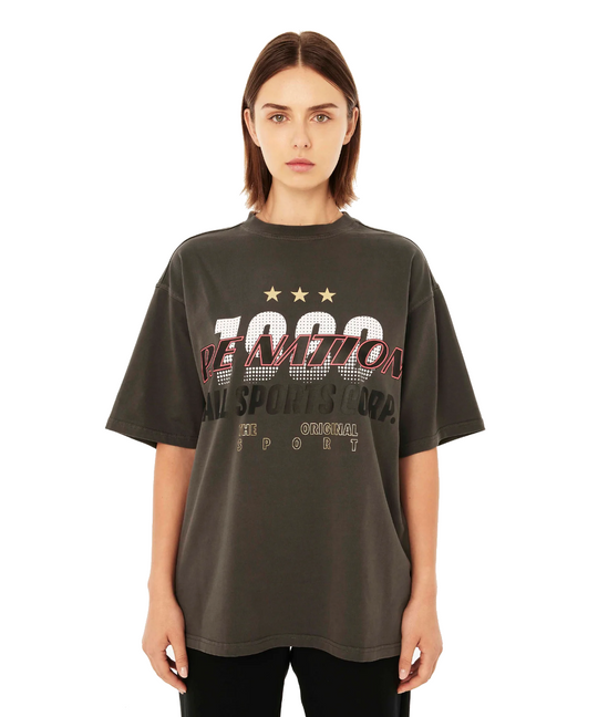 P.E Nation Touring SS Oversized Tee (Dark Shadow)
