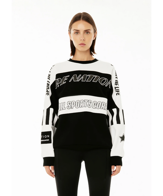 P.E Nation Track Record Sweat (Black)