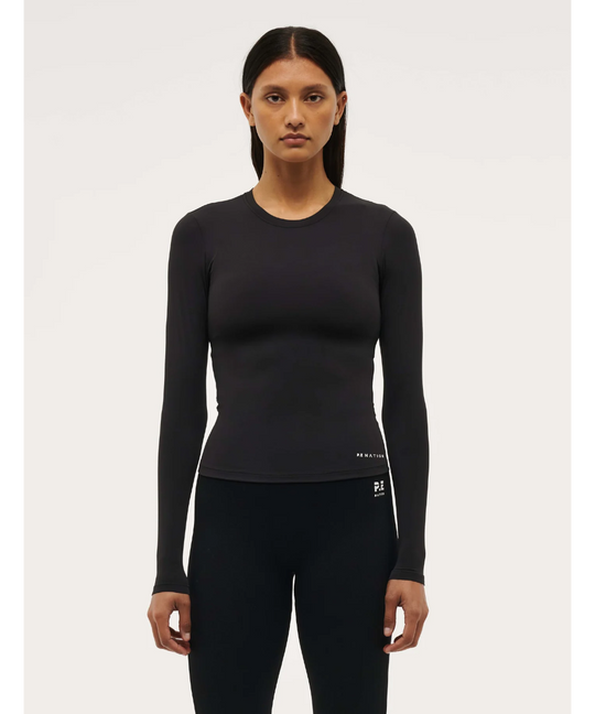 P.E Nation Foundation Long Sleeve Top (Black)