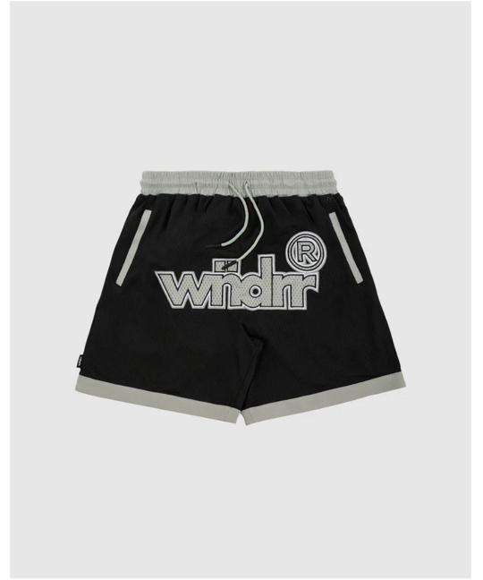 WNDRR Offcut Court Short (Black/Grey)