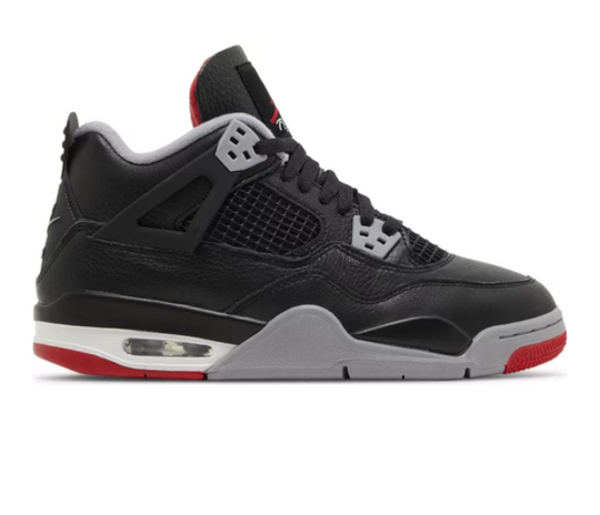 (GS) Nike Air Jordan 4 Retro (Bred Reimagined)