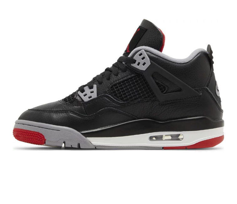 Official GS Nike Air Jordan 4 Retro (Bred Reimagined) at ShoeGrab