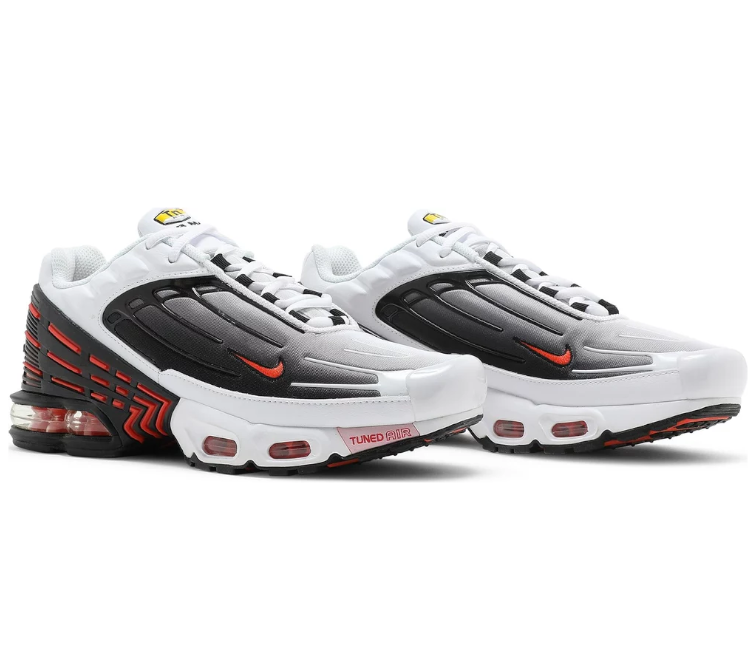 Men s Nike Air Max Plus TN III White Team Orange at ShoeGrab