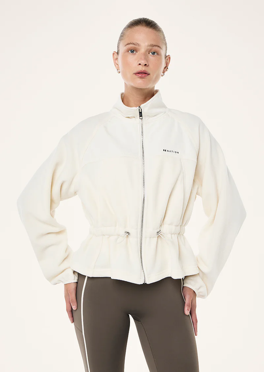 P.E Nation Form Jacket (Whisper White)