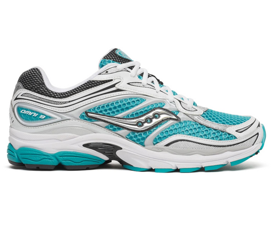 Men's Saucony Progrid Omni 9 (White/Teal)