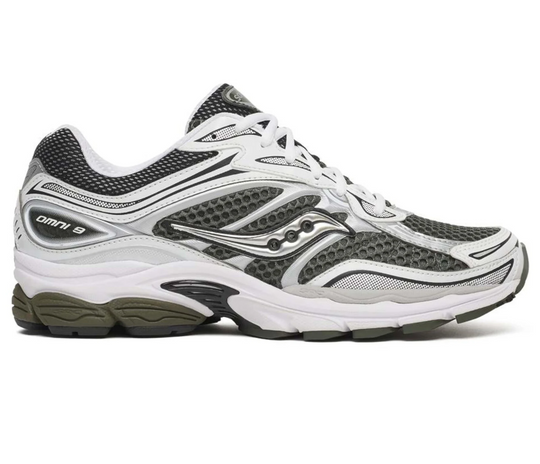 Men's Saucony Progrid Omni 9 (Khaki/White)