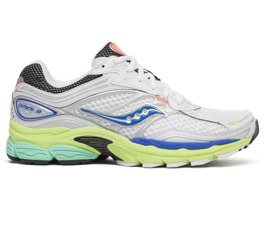 Men's Saucony Progrid Omni 9 (White/Lime)