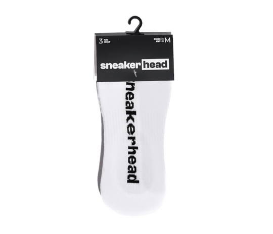 SneakerHead No-Show Socks (White)