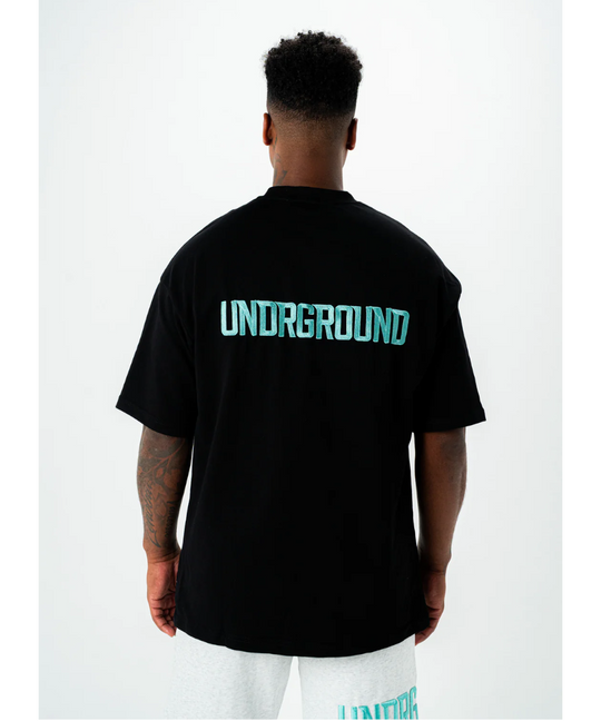 UNDRGROUND Empire Street Tee (Black/Tiffany)