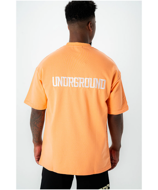 UNDRGROUND Empire Street Tee (Orange/White)