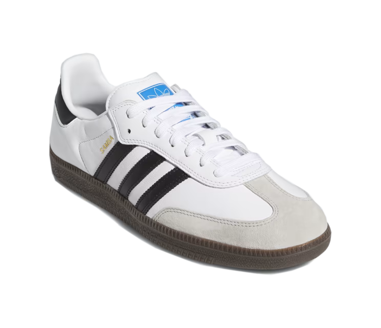 Women's Adidas SAMBA ADV (White/Black) – ShoeGrab