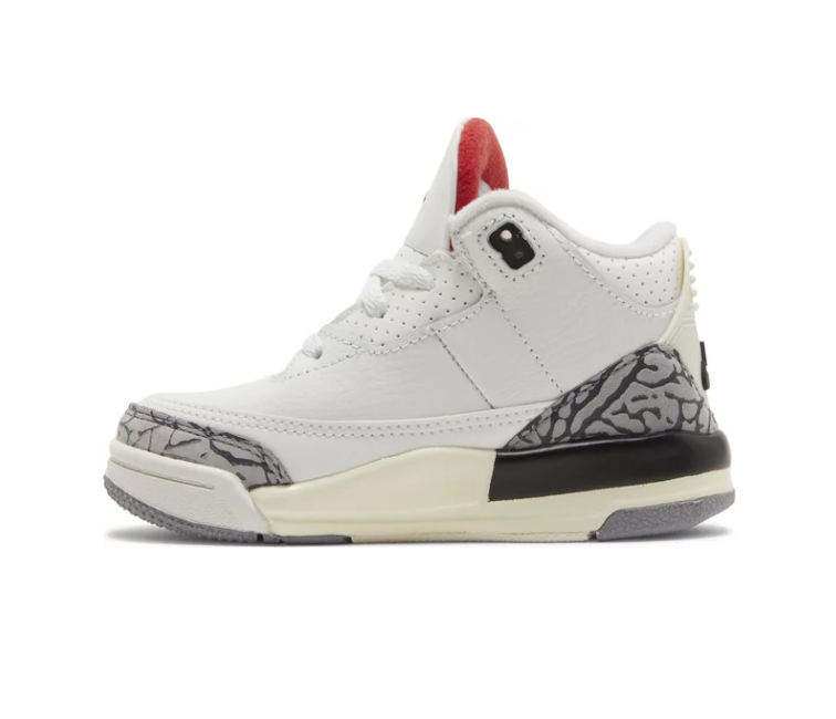 Kids Nike Air Jordan 3 Retro White Cement Reimagined ShoeGrab