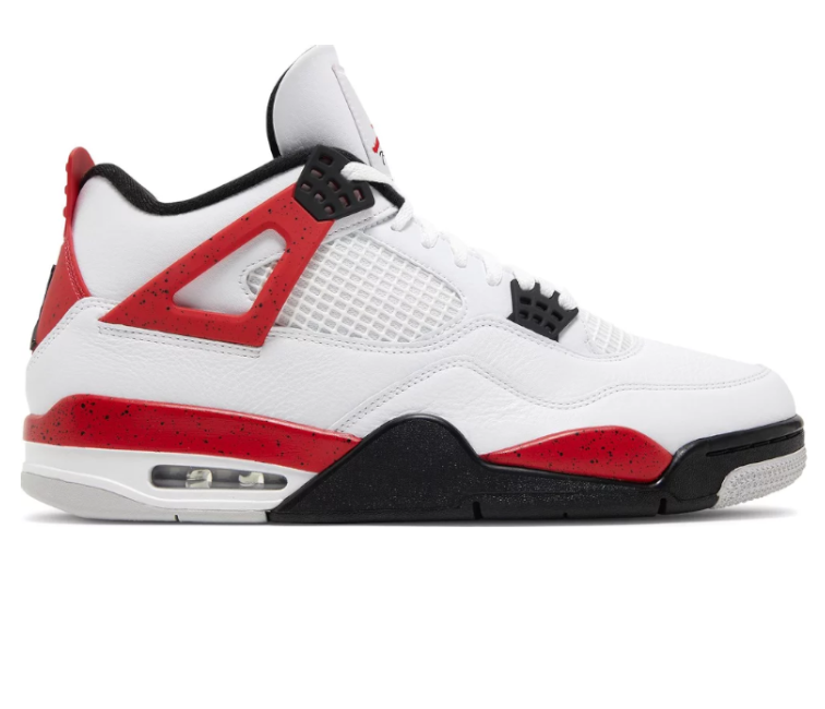 Men's Nike Air Jordan 4 Retro (Red Cement) – ShoeGrab