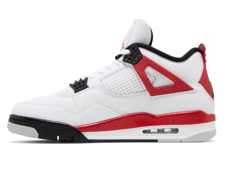 Men's Nike Air Jordan 4 Retro (Red Cement) – ShoeGrab