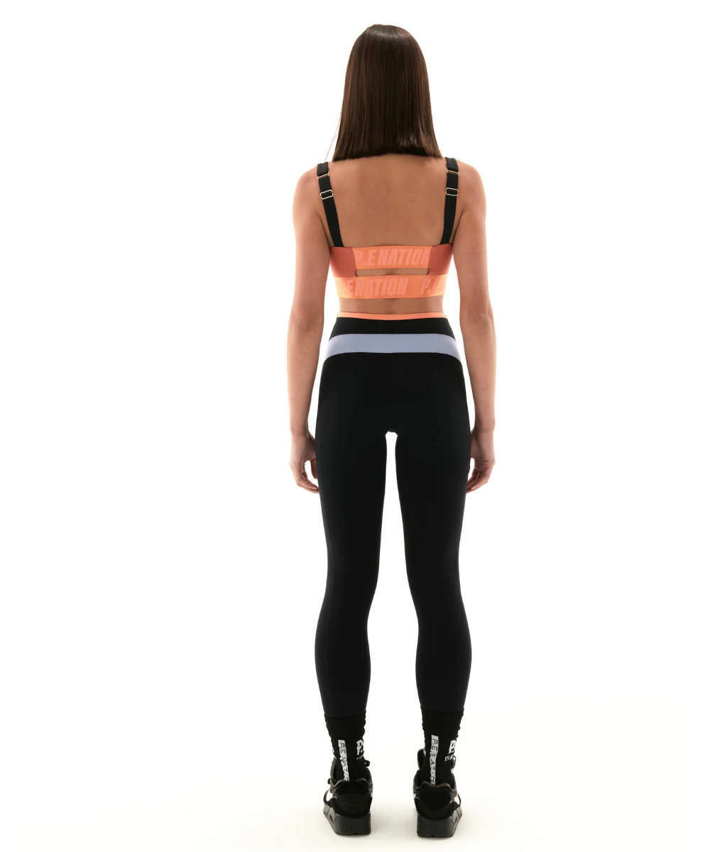 Official P.E Nation Courtside Sports Bra in Black at ShoeGrab