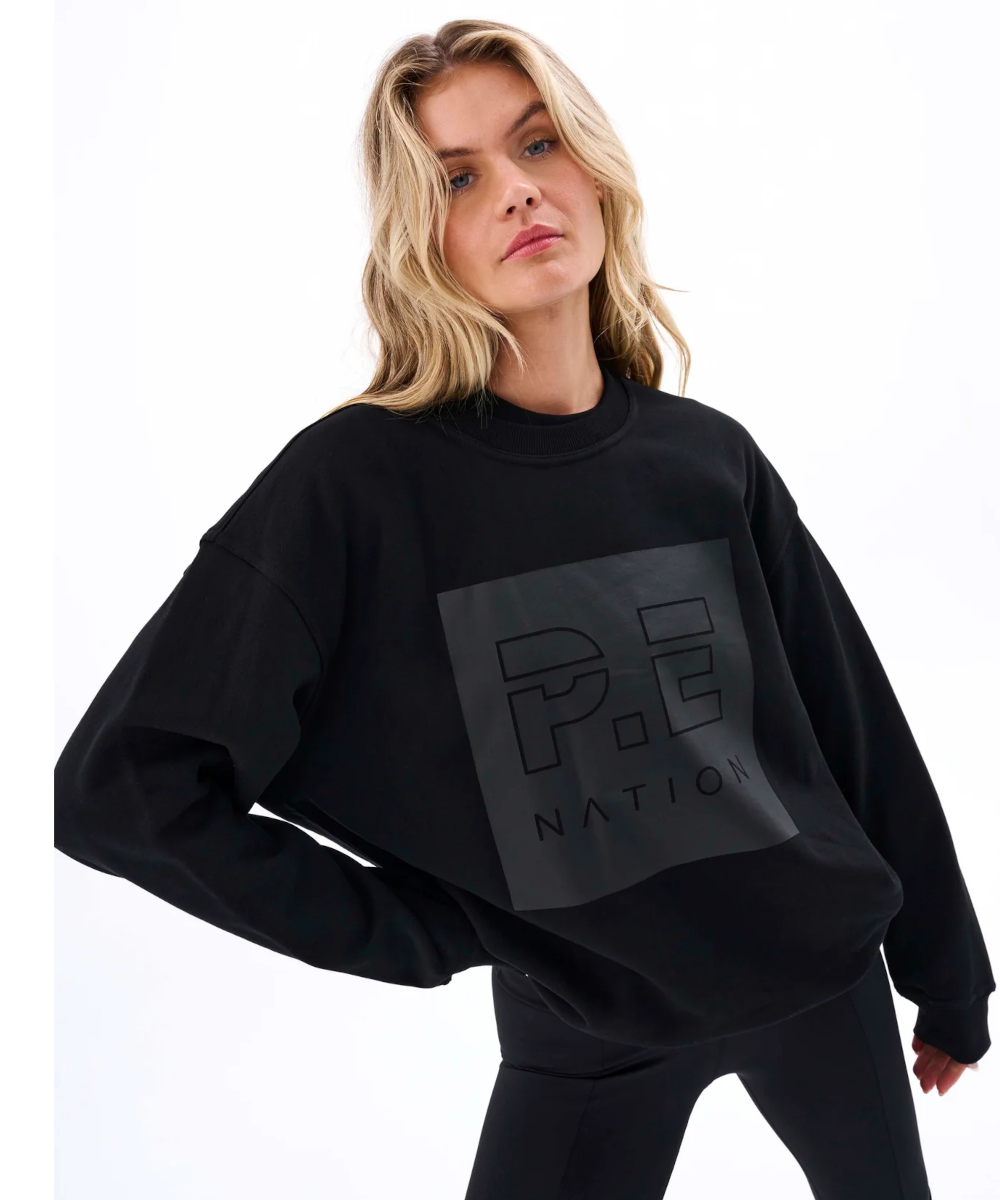 Pe nation heads up sweater outlet black