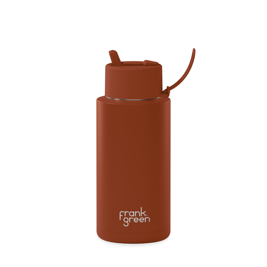 Frank Green Reusable Ceramic Bottle 1L (Toffee)