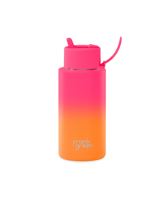 Frank Green Reusable Ceramic Bottle 1L (Summer Sunset)