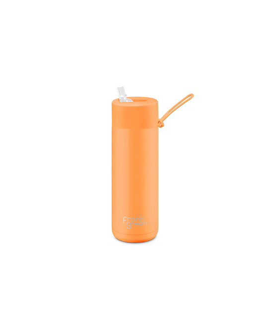 Frank Green Reusable Ceramic Bottle 595ml (Neon Orange)