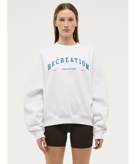 P.E Nation Hayward Sweat (Optic White)
