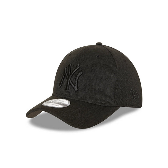 New Era N.Y Yankees 39Thirty Stretch-Fit Cap (Black/Black)