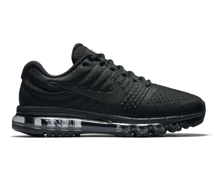 Women s Nike Air Max 2017 Triple Black ShoeGrab