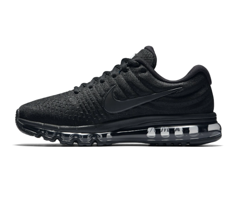 Women s Nike Air Max 2017 Triple Black ShoeGrab