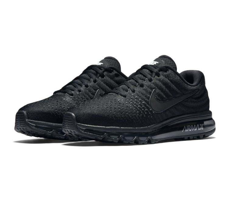 Women s Nike Air Max 2017 Triple Black ShoeGrab
