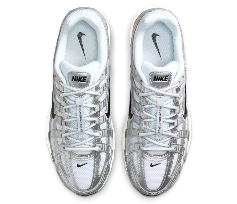 silver nike shoes mens