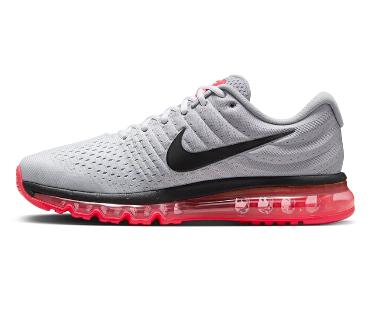 Hot Punch Air Max 27 Wolf Grey And Red Nike Sportswear Nike Air
