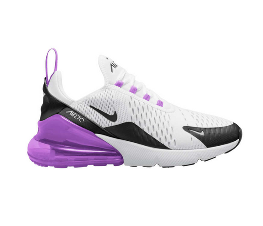 Women's Nike Air Max 270 (White/Black-Purple)