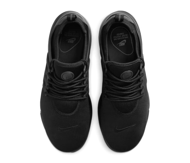 Nike air presto womens hotsell all black