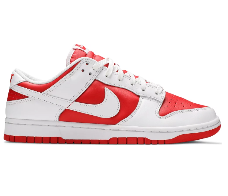 Men's Nike Dunk Low Retro (Championship Red) – ShoeGrab