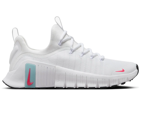 Womens Nike Free Metcon 6 (White/Hot Punch)
