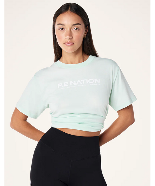 P.E Nation Aero Short Sleeve Tee (Hint Of Mint)